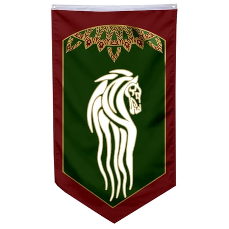 Yanbooch Rohan IV Flag LOTR banner with Grommets Man cave Decor 30x50inch