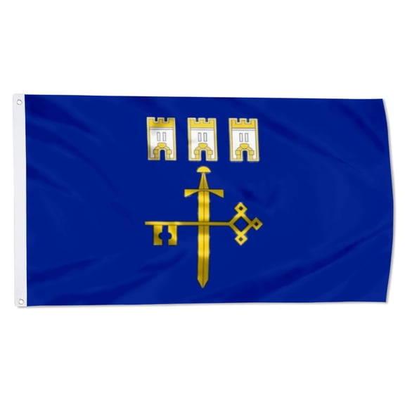 Yanbooch Ternopil Flag banner with Grommets Man cave Decor 3x5Feet