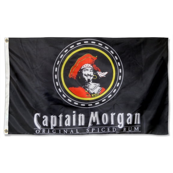 Yanbooch captain morgan rum Flags Banner Home Yard Garden Decor 3x5Feet