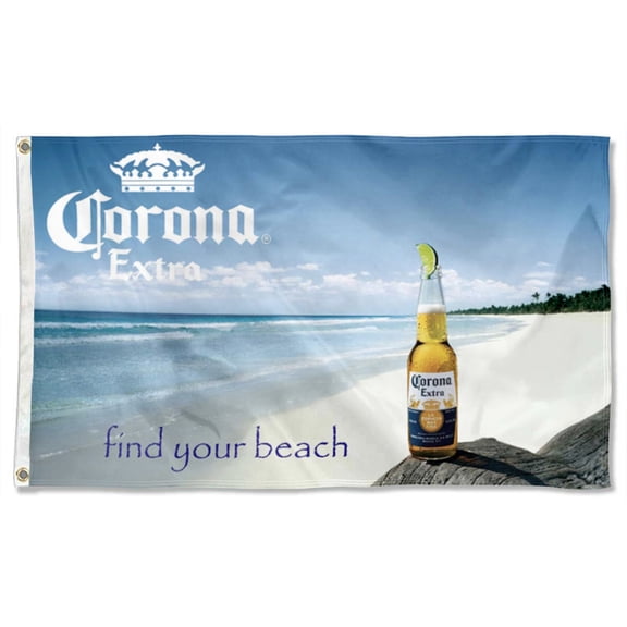 Yanbooch corona find your beach Flags Banner Home Yard Garden Decor 3x5Feet