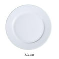 thumbnail image 1 of Yanco AC-20 11.25 in. ABCO Dinner Plate - Porcelain, Super White - Pack of 12, 1 of 1