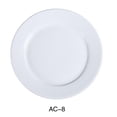 thumbnail image 1 of Yanco AC-8 9 in. ABCO Dinner Plate - Porcelain, Super White - Pack of 24, 1 of 1