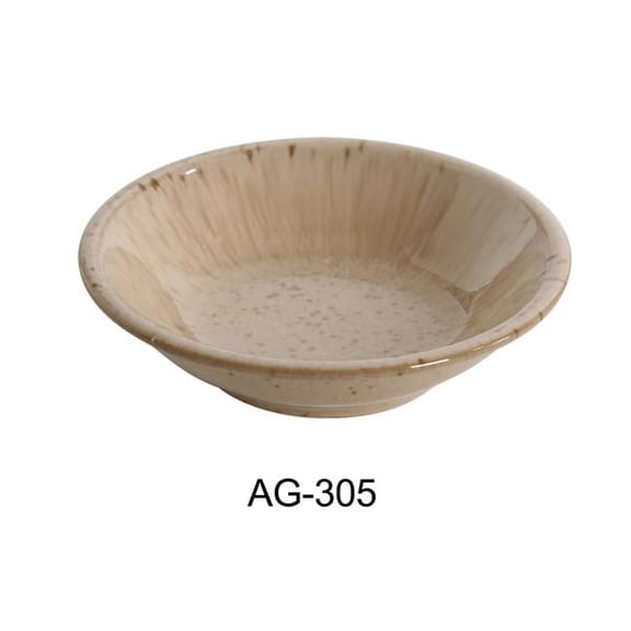 Yanco AG-305 4.75 in. Porcelain Fruit Dish - 5 oz - Pack of 36