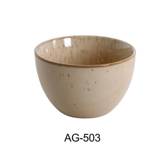 Yanco AG-503 4.25 x 2.5 in. Bouillon Porcelain Cup - 10 oz - Pack of 36