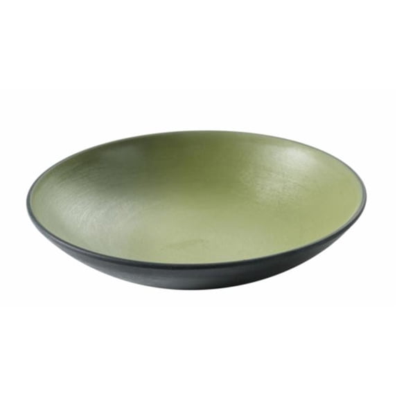 Yanco BM-307GR 12 oz Birmingham Melamine 7.50 x 11.50 in. Soup Bowl - Gray & Green