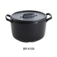 thumbnail image 1 of Yanco BP-4105 Black Pearl 5.5 in. Bowl with Handle & Lid, Black - 28 oz - Pack of 24, 1 of 1