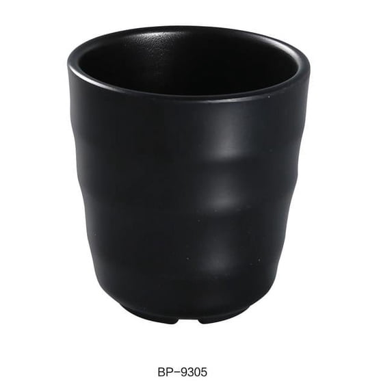 Yanco BP-9305 Black Pearl-2 Tea Cup, Black - 7 oz - Pack of 48