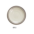 thumbnail image 1 of Yanco BR-2 China Brown Speckled Royal Saucer, American White - 5.5 in. - Pack of 36, 1 of 1