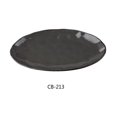 thumbnail image 1 of Yanco CB-213 Cowboy 13.75 x 9.125 x 1.25 in. Oval Coupe Plate, Brown - China - Pack of 12, 1 of 1