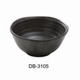 thumbnail image 1 of Yanco DB-3105 2 x 4.75 in. Diamond Black Miso China Soup Bowl, Matte Black Glaze - 8 oz - Pack of 36, 1 of 1