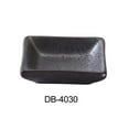 thumbnail image 1 of Yanco DB-4030 3 x 2.25 in. Diamond Black Collection Rectangular Sauce Dish, Matte Glaze - 2 oz - Pack of 48, 1 of 1