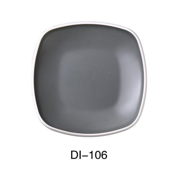 Yanco DI-106 Discover 6 x 1 in. Square Plate, Matte - Pack of 48