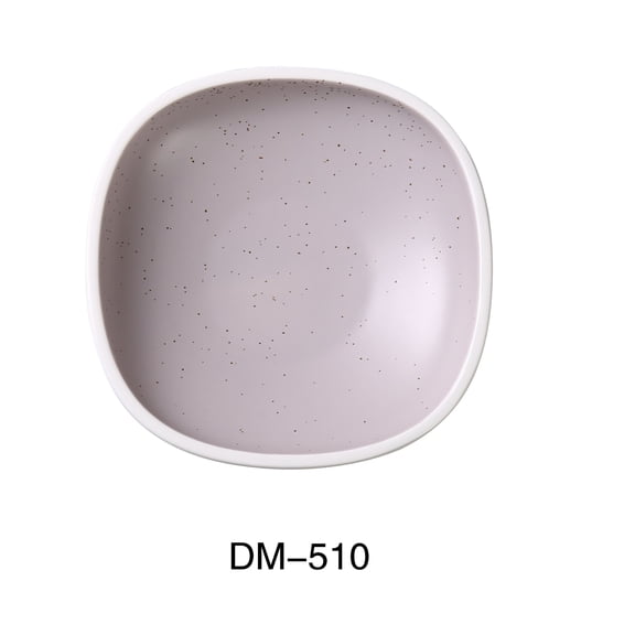 Yanco DM-510 Denmark 10" X 2 1/4"H SQUARE PASTA BOWL 45 OZ, Porcelain, Matte Glaze, Pack of 12