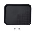 thumbnail image 1 of Yanco FT-14BL 14 x 10 in. Fast Food Serving Tray, Black - Pack of 24, 1 of 1