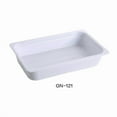 thumbnail image 1 of Yanco GN-121 4 x 12.75 x 20.75 in. Melamine Gastronorm Pan, White - 8 ltr - Pack of 3, 1 of 1
