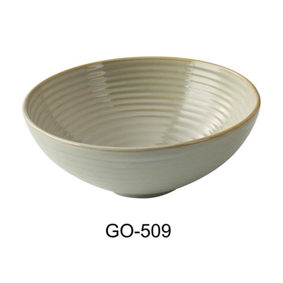 Yanco GO-509 Golden Coast 9.5 x 3.75 in. Bowl - 67 oz - China - Pack of 12