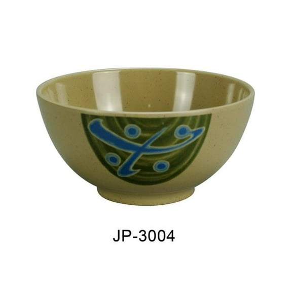 Yanco JP-3004 4.5 in. 8 oz Japanese Nanjing Bowl - Melamine, Multi Color - Pack of 48