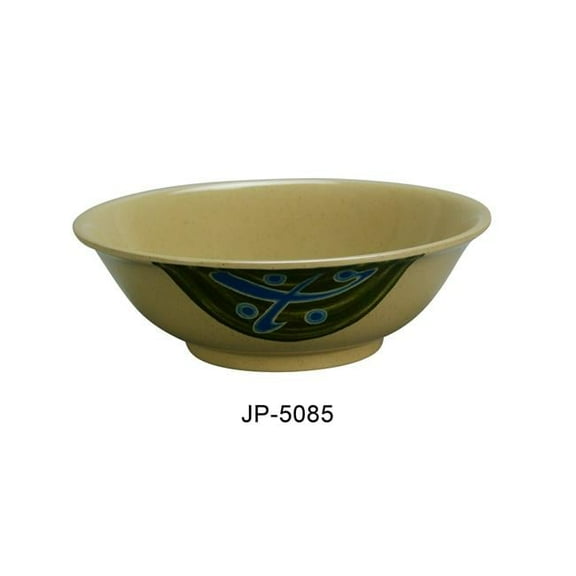 Yanco JP-5085 9.75 in. 68 oz Japanese Soup Bowl - Melamine, Multi Color - Pack of 12