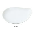 thumbnail image 1 of Yanco ML-806 5.75 in. Porcelain Leaf Shaped Plate, Super White - Pack of 36, 1 of 1