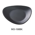 thumbnail image 1 of Yanco MO-106BK 6 in. Moderne Melamine Triangle Plate, Black - Pack of 48, 1 of 1