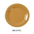 thumbnail image 1 of Yanco MS-012YL Mile Stone Wide Rim Round Plate, 12" Diameter, Melamine, Yellow Color, Pack of 12, 1 of 2