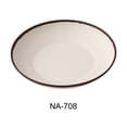 thumbnail image 1 of Yanco NA-708 Nature Art 8 x 1.5 in. Salad & Soup Bowl, White - 20 oz - Melamine - Pack of 36, 1 of 1