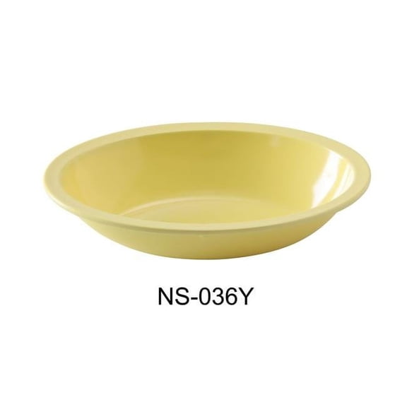 Yanco NS-036Y 36 oz Nessico Oval Bowl, Yellow - 10 x 7.375 x 2.25 in. - Pack of 24