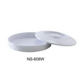 thumbnail image 1 of Yanco NS-608W 8.25 in. Nessico Tortilla Server with Lid, White - Pack of 12, 1 of 1