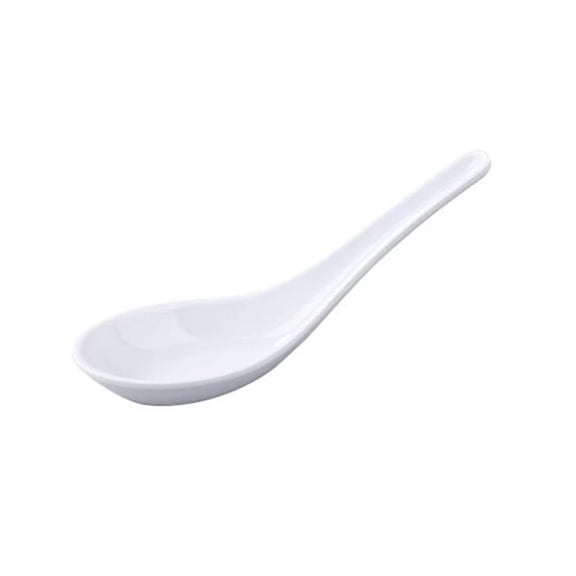 Yanco International NS-7003W 5.5 in. Longevity Soup Spoon - White