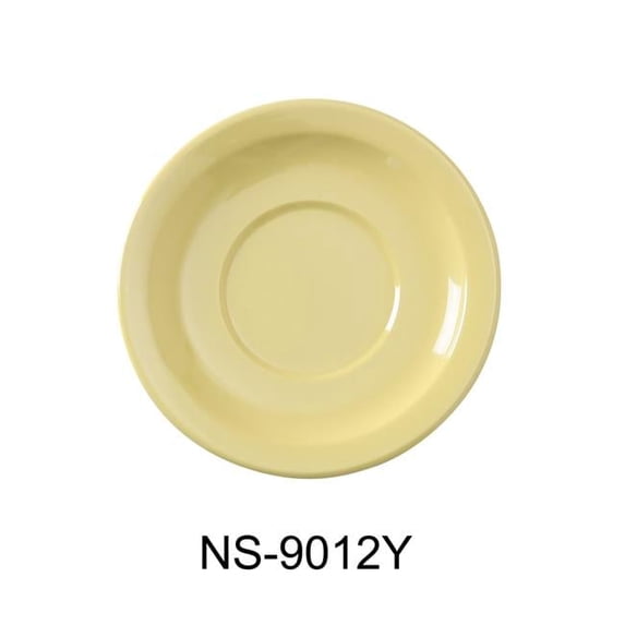 Yanco NS-9012Y Nessico 5.5" Saucer, Melamine, Yellow Color, Pack of 48