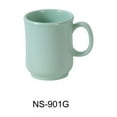 thumbnail image 1 of Yanco NS-901G Nessico Bulbous Mug, 8 oz Capacity, Melamine, Green Color, Pack of 48, 1 of 1
