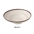 thumbnail image 1 of Yanco NA-811 Nature Art 11.125 x 7 x 3.25 in. Deep Mediterranean Bowl, White - 20 oz - Melamine - Pack of 12, 1 of 1