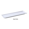 thumbnail image 1 of Yanco OK-7015 14.5 x 4.25 in. Osaka-2 Sushi Plate, White - Pack of 12, 1 of 1