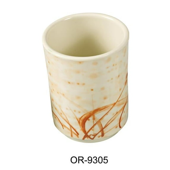 Yanco OR-9305 Orchis Tea Cup, 3" Diameter, 3.75" Height, Melamine, Pack of 48