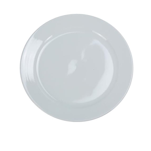 Yanco PA-109 Porcelain Dinner Plate, Super White - 9 in. - Pack of 24