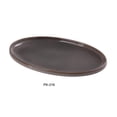 thumbnail image 1 of Yanco PK-316 Peacock 16" X 10" X 1-1/2" OVAL PLATE, China, Gray, Pack of 6, 1 of 1