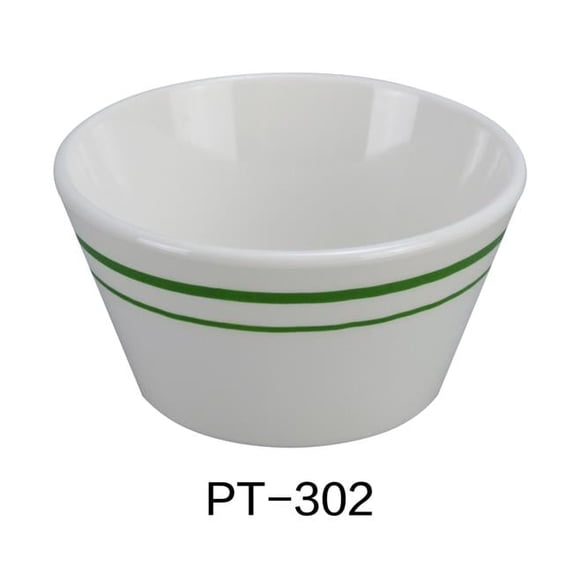 Yanco PT-302 Pine Tree Bouillon Cup, 8 oz Capacity, 2" Height, 3.75" Diameter, Melamine, Pack of 48