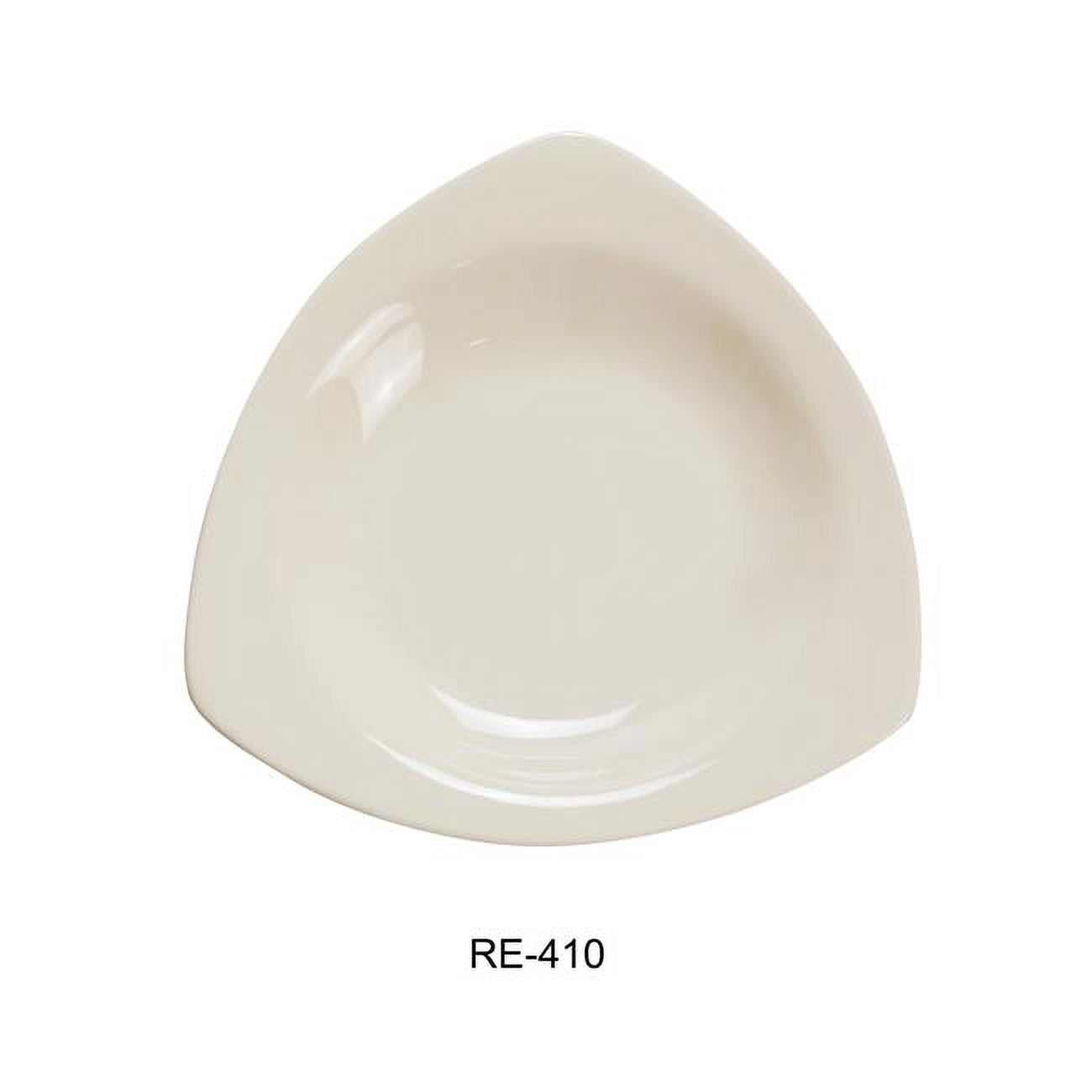 Yanco RE-410 10.5 in. China Recovery Triangle Pasta Bowl, American ...