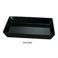 thumbnail image 1 of Yanco RM-618BK Rome Rectangular Deep Plate, 17.75" Length, 11.75" Width, 2.5" Height, Melamine, Black Color, Pack of 6, 1 of 1