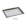 thumbnail image 1 of Yanco RO-210 10 x 7 in. Rockeye Rectangular Two-Tone China Plate - Pack of 24, 1 of 1