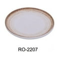 thumbnail image 1 of Yanco RO-2207 7.25 x 0.875 in. Rockeye-2 Porcelain Two-Tone Round Plate - Pack of 36, 1 of 1