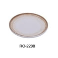 thumbnail image 1 of Yanco RO-2208 8 x 1 in. Rockeye-2 Porcelain Two-Tone Round Plate - Pack of 24, 1 of 1