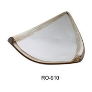 Yanco RO-910 10 in. Rockeye Triangle Two-Tone China Plate - 10 oz - Pack of 24