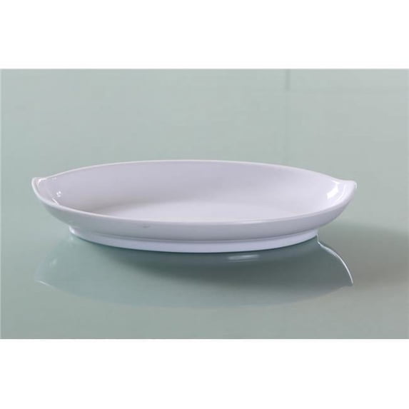 Yanco VE-409 8 oz Venice Deep Oval Plate - 8.5 x 4.75 in. - Pack of 48