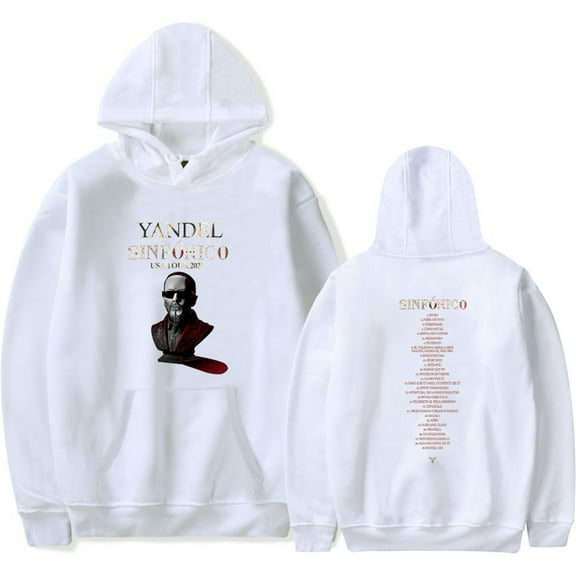 Yandel Sinfonico Tour 2025 Hoodies Vintage 90s Sweatshirts Casual Fashion Pullovers