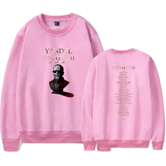 Yandel Sinfonico Tour 2025 Sweatshirts Hip Hop Crewneck Women Men Casual Pullovers
