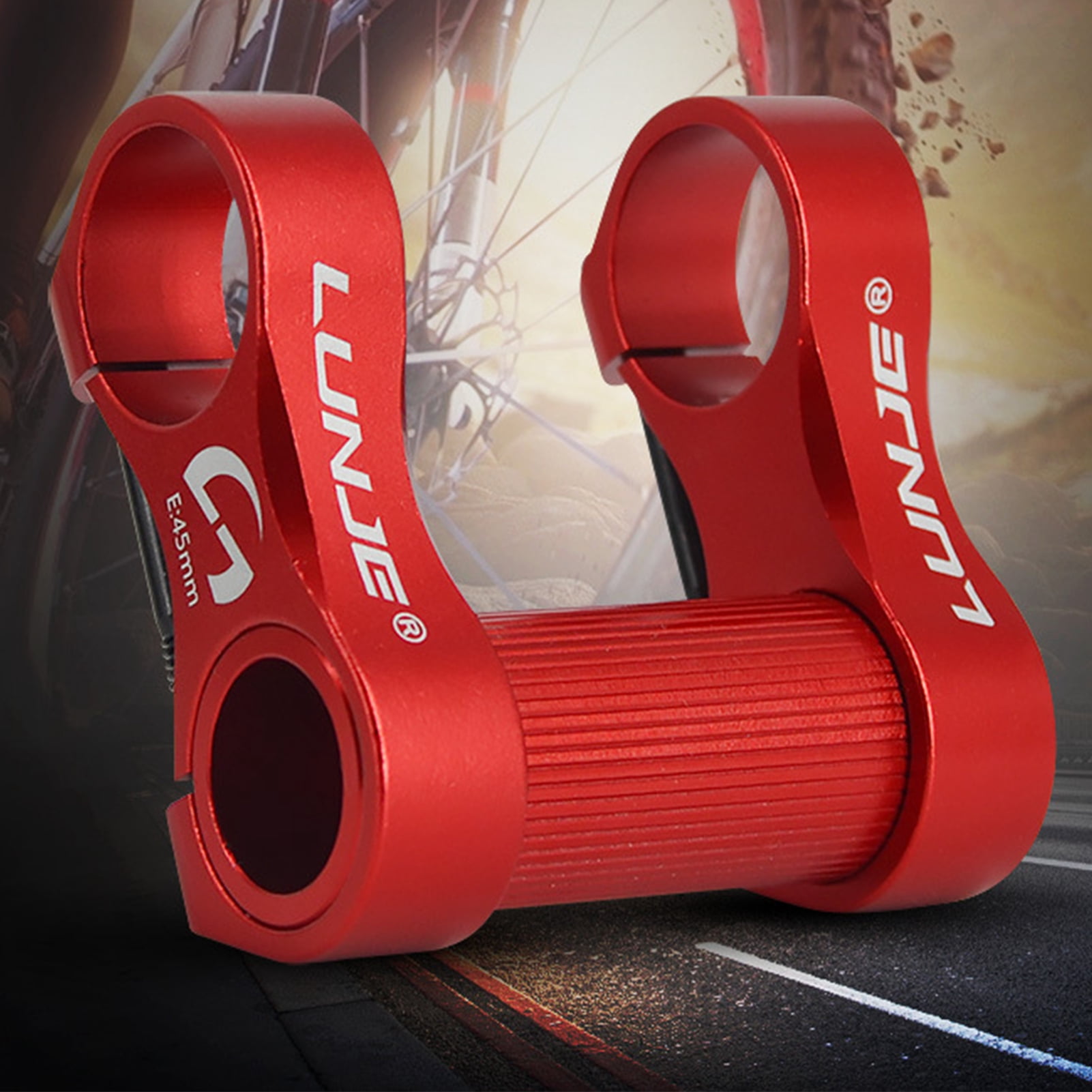 Yanerim 25.4mm Ultralight Hollow CNC Folding Double Handlebar Stem Bike ...