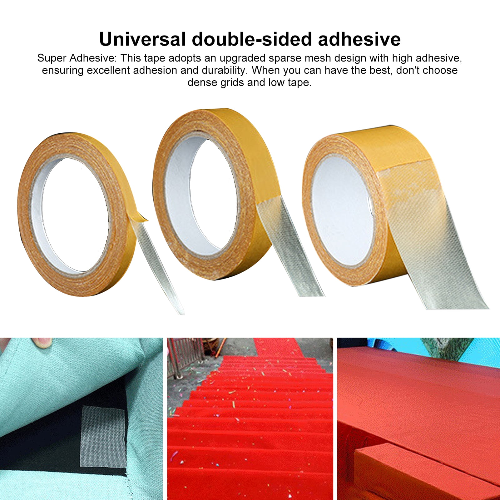 Wide Mounting Tape For Automotive Heavy Duty Double-Sided Tape - 2 Inch X  46 Ft Foam Mounting Tape For Indoor \u0026 Outdoor Use Outdoor Adhesive Tape, image size:1601x1601