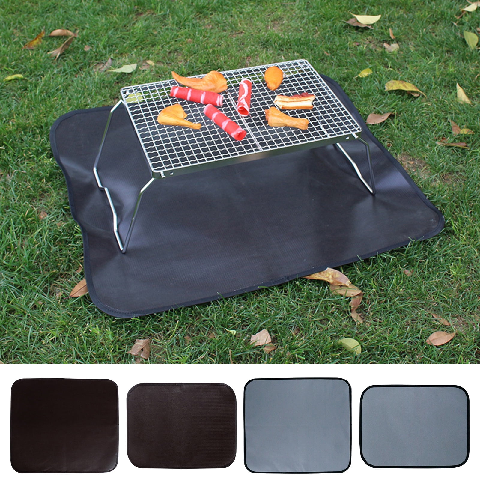Yanerim Outdoor Tabletop Grill Fireproof Mat Waterproof HeatResistant