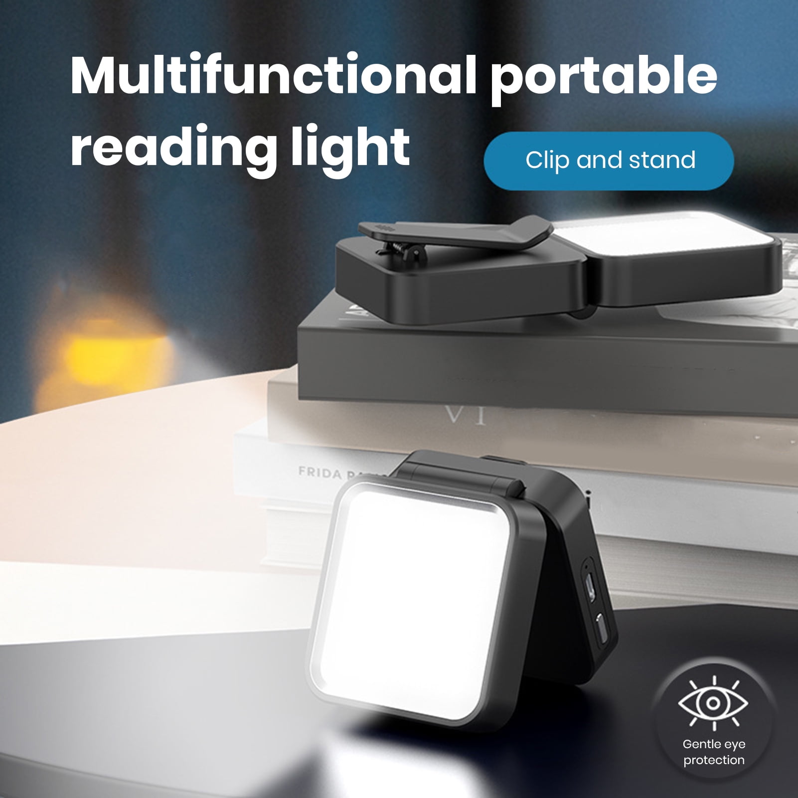 Yanerim Portable Lavalier Light Clipon LED Reading Lamp Dimmable Super